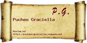 Puches Graciella névjegykártya